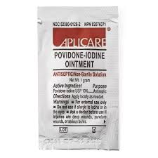 Povidone-Iodine Ointment Antiseptic, 1g Packets, 200/Box