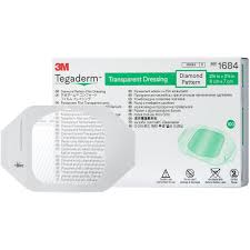 Tegaderm Diamond Pattern Film Dressing 2 3/8" x 2 3/4", Sterile, 100/Box