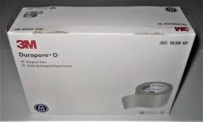 Durapore "D" Surgical Tape, 1" x 10 yd. 12/Box