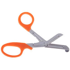 EMS Shears 7.25", Orange 50/Box