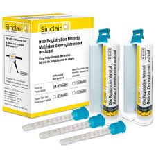 Bite Registration Fast Set 2-50ml Cartridges & 6 Mixing Tips, 1/Box