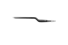 Hardy Bipolar Forceps, 8 1/4" W/Stops, Irrigating Bayonet, Angled Up 45°, 2mm Tip,Insulated, Each