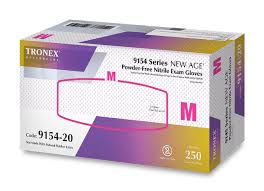 Exam Gloves, Nitrile, Powder Free, Medium, 250/Box 10 Boxes/Case