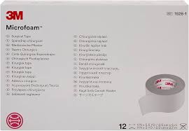 Microfoam Surgical Tape, 1" x 5.5yd, 12 Rolls/Box