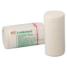 Lenkelast All Purpose Bandage, Medium Stretch 3.2" x 5.5yds, Non-Sterile, 10/box