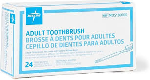 Toothbrush, Adult, Individually Wrapped, Ivory, 24/Box