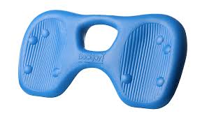 Ergonomic Kneeler, Knee Support Kneeling Pad with Handle, Sea Blue, 1/Ea