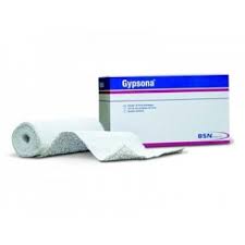 Gypsona Splint System Plaster of Paris Splint on a Roll 3" x 20Ft. Each
