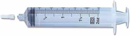 Syringe 50mL, Luer-Lok Tip, Sterile, 40/Box