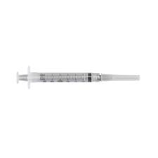BD Plastipak 3mL Syringe, Luer-Lok Tip w/ PrecisionGlide Needle, 22g x 1", 200/Box