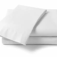 Fitted Sheet White 36"x80"x6", 55% Cotton/45% Polyester, 48/Case