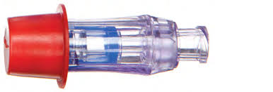 ChemoClave System, Red Cap Only, Sterile, 100/Box