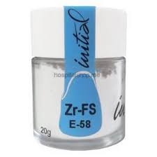 Initial Zr-FS Enamel E-58, 50g, 1/Each