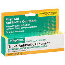 First Aid Triple Antibiotic Ointment, Original Strength, 0.5oz Tube, 1/ea