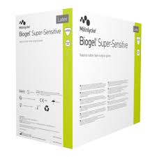 Surgical Gloves, Biogel Super-Sensitive, Latex, Size 6, 50 Pairs/Box