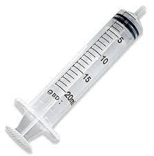 Syringe, 20mL, Slip Tip, Sterile, 48/Box