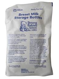 Breast Milk Storage Bottles, 4fl oz., Ready For Use, 144/Case