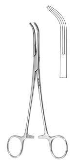 Lahey Forceps, 7 3/4" Curved Serrated, Each