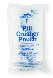 Silent Knight Pill Crusher Pouches, Latex Free, 1000/Box