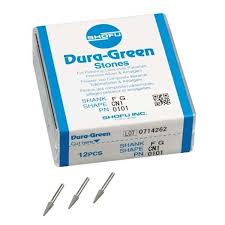 Dura-Green Stones, Shank HP, Shape RD2, 12/Box