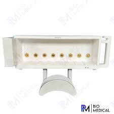 Information Center Module Rack w/Monitor and Pole Clamp, 8 Slots, Used, 1/Ea