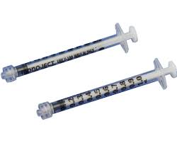 Monoject 1mL Insulin Syringe, Luer Lock w/Tip Cap, Sterile, 60/Box