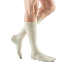 Mediven Select Men's Medical Compression Socks, Closed Toe, Tan, Calf Standard, Size II