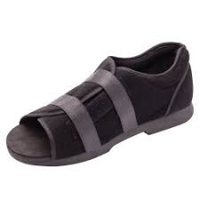 Post-Op Shoe, Semi-Rigid, Medium, Black, 1/Ea