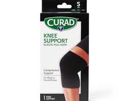 Curad Knee Support, Elastic Pull-Over, Small, 1/Box