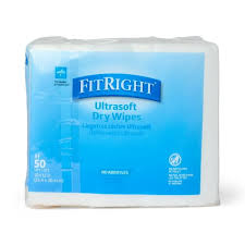 Ultrasoft Dry Wipes 10" x 13" 50/Pack
