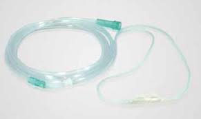 AirLife Nasal Oxygen Cannula, Curved, Flared Tip w/7 ft Tubing, 50/Box