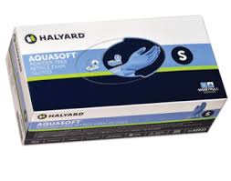 Aquasoft Nitrile Exam Gloves, Small, 300/Box