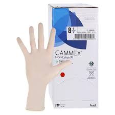 Gammex Polyisoprene Surgical Gloves Powder Free Size 8.5 Pair Sterile, 200/Case