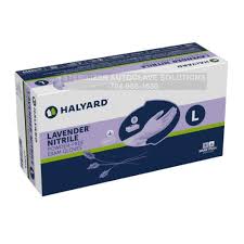 Lavender Nitrile Exam Gloves Size L, 250/Box