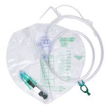 Urinary Drainage Bag With Anti-Reflux Chamber and Sampling Port, 200mL, Sterile, 20/Box