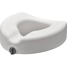 Raised Toilet Seat 5", Locking, 1/Box