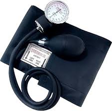 Deluxe Aneroid Sphygmomanometer, Large Adult, Navy, 1/Box