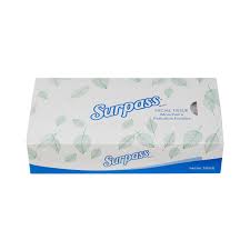 Surpass Facial Tissue, 2-Ply, 125/Box 15 Boxes/Case