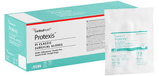 Protexis PI Classic Surgical Gloves Polyisoprene Powder-Free Sz. 6 Sterile, Pair 50/Box
