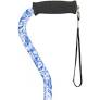 Offset Cane w/Strap, Adjustable, Assorted Colors/Designs	50/Case