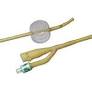 Foley Catheter Coude Tip 5cc Ribbed Balloon Lubricious Coated 16Fr, 12/Box