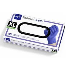 Exam Gloves, FitGuard Touch Nitrile, XL, 100/Box