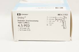 Shiley Pediatric Tracheostomy Tube Cuffless, 4.5mm I.D., 6.5mm O.D., 1/Box