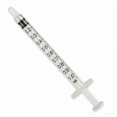 BD 1mL TB Syringe, Slip Tip, 200/Box