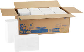 Pacific Blue Select Multifold Recycled Paper Towel, 9.2" x 9.4", White, 250 Towels/Pack, 16 Packs/Case