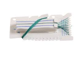 Neuro Sponges Pattie, X-Ray Detectable 1" x 1", Sterile, 200/Box