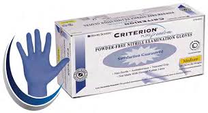 Exam Gloves, Criterion N200 Nitrile, Medium, Expired/DIscounted, 200/Box