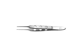 Bishop-Harmon Iris Forceps, 3 3/8", 0.6mm Wide 1x2 Teeth, Each