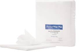 Pharma-Wipe Dry Wiper Poly/Cell 9" x 9" Low Endotoxin Sterile, 1800/Case