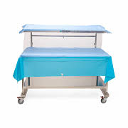 Two Tiered Back Table Cover, Sterile, 8/Case